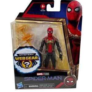 Marvel Spider-Man Mystery Web Gear Iron Spider Integrated Suit Action Figure